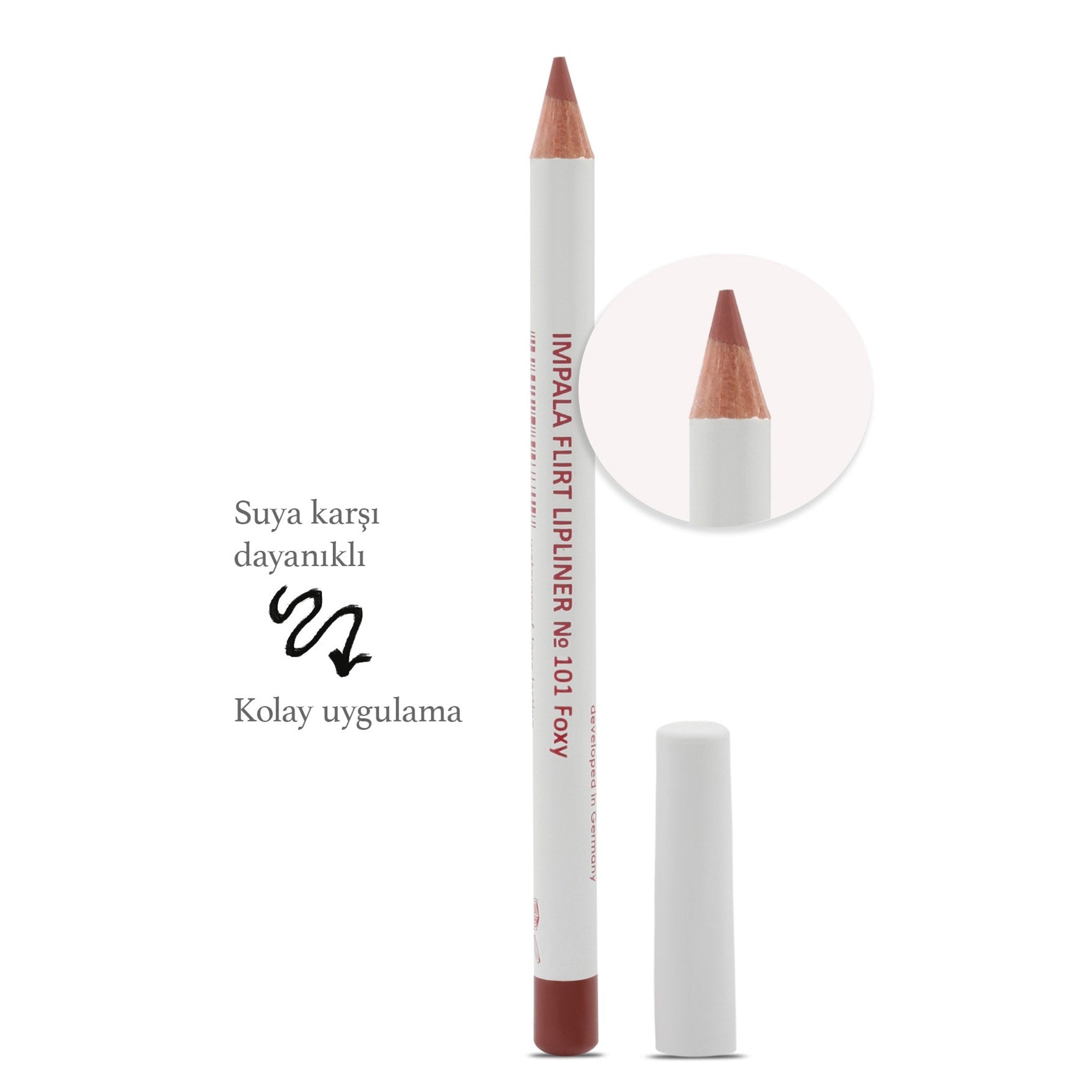 Dudak Kalemi - Flirt Pencil Lipliner No: 101(kızıl Kahve)