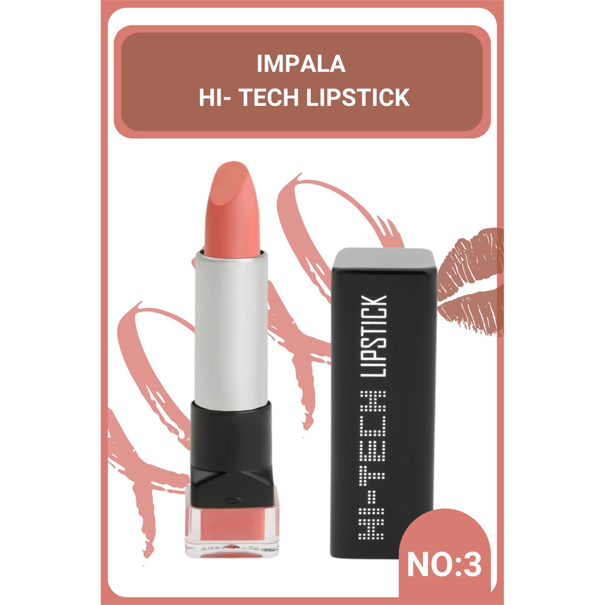 Ruj Koyu Mercan  - Cream Lipstick No: 3