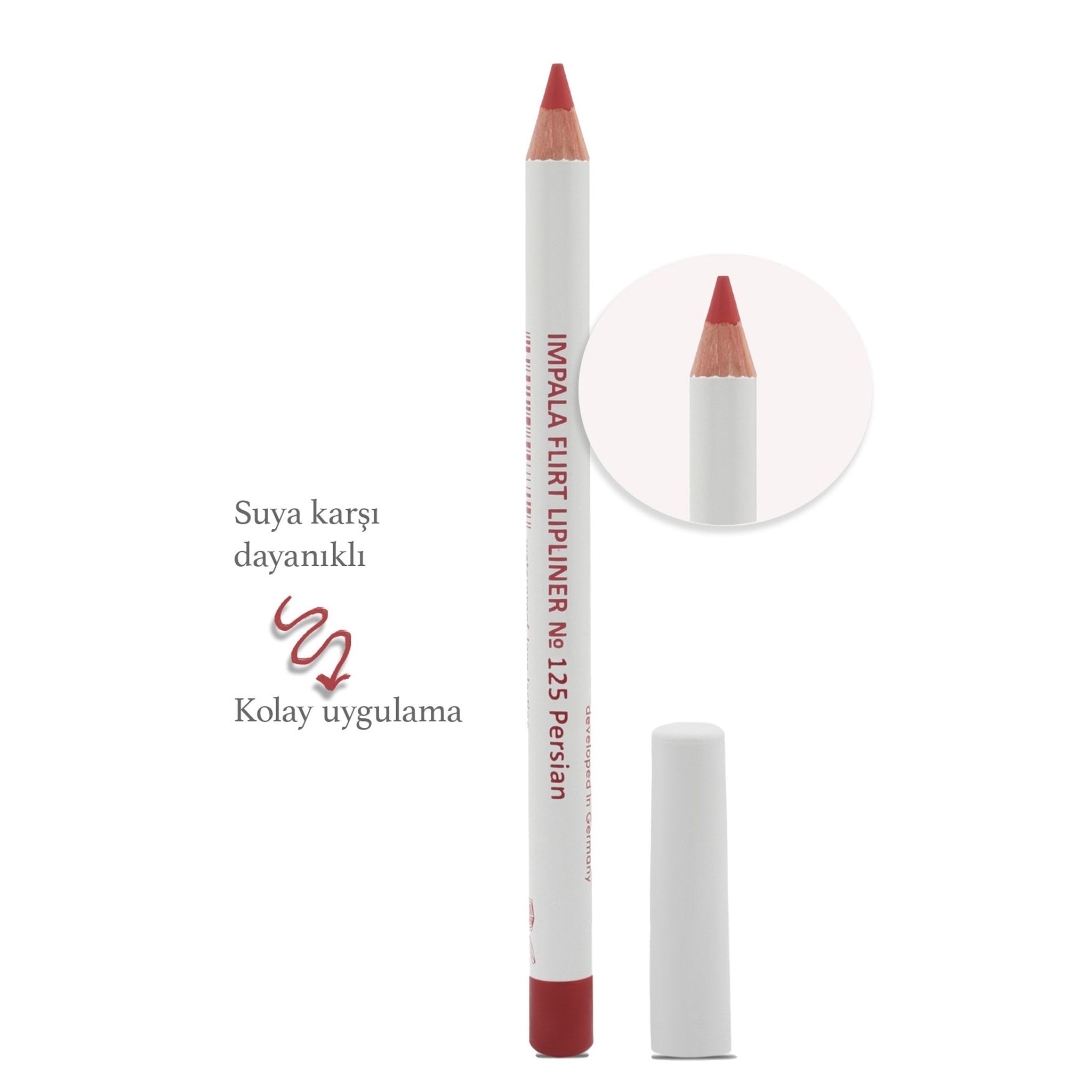 Dudak Kalemi - Flirt Pencil Lipliner No: 125(AÇIK KIRMIZI)