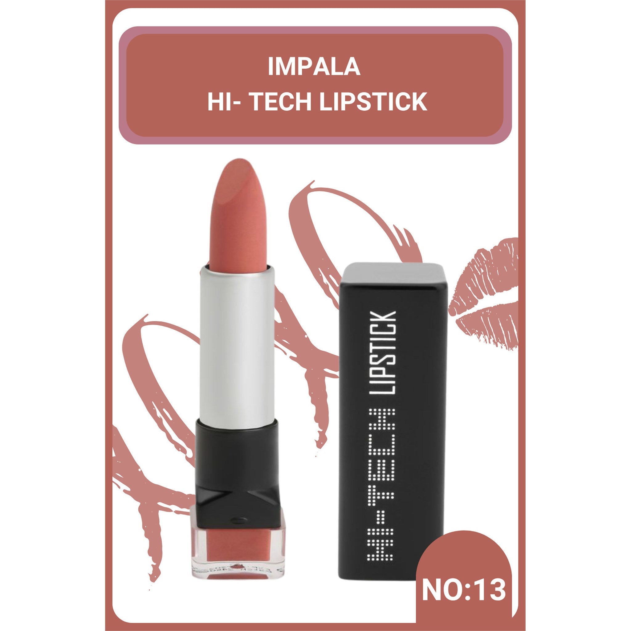 Ruj Kırmızı Turuncu - Cream Lipstick No: 13