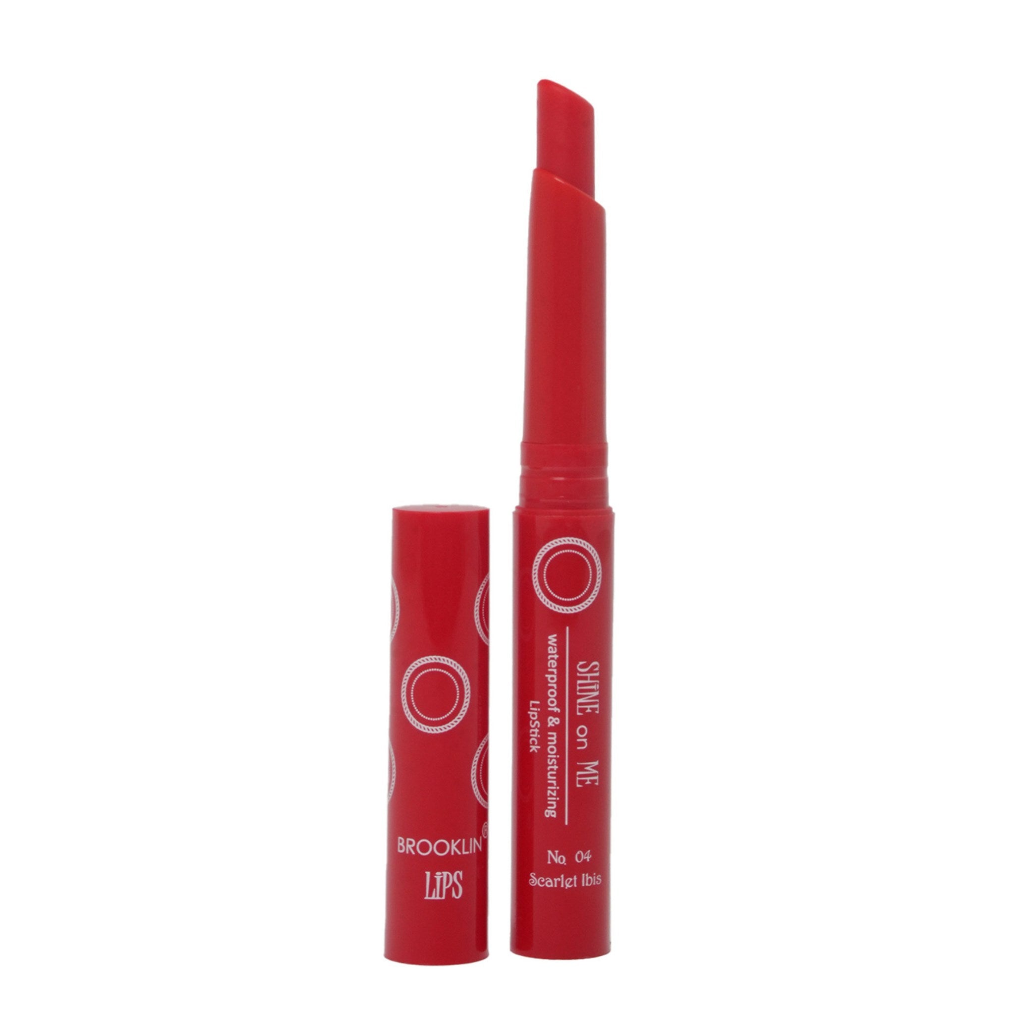 Ruj - LIPSTICK SHINE on ME No 04 scarlet ibis