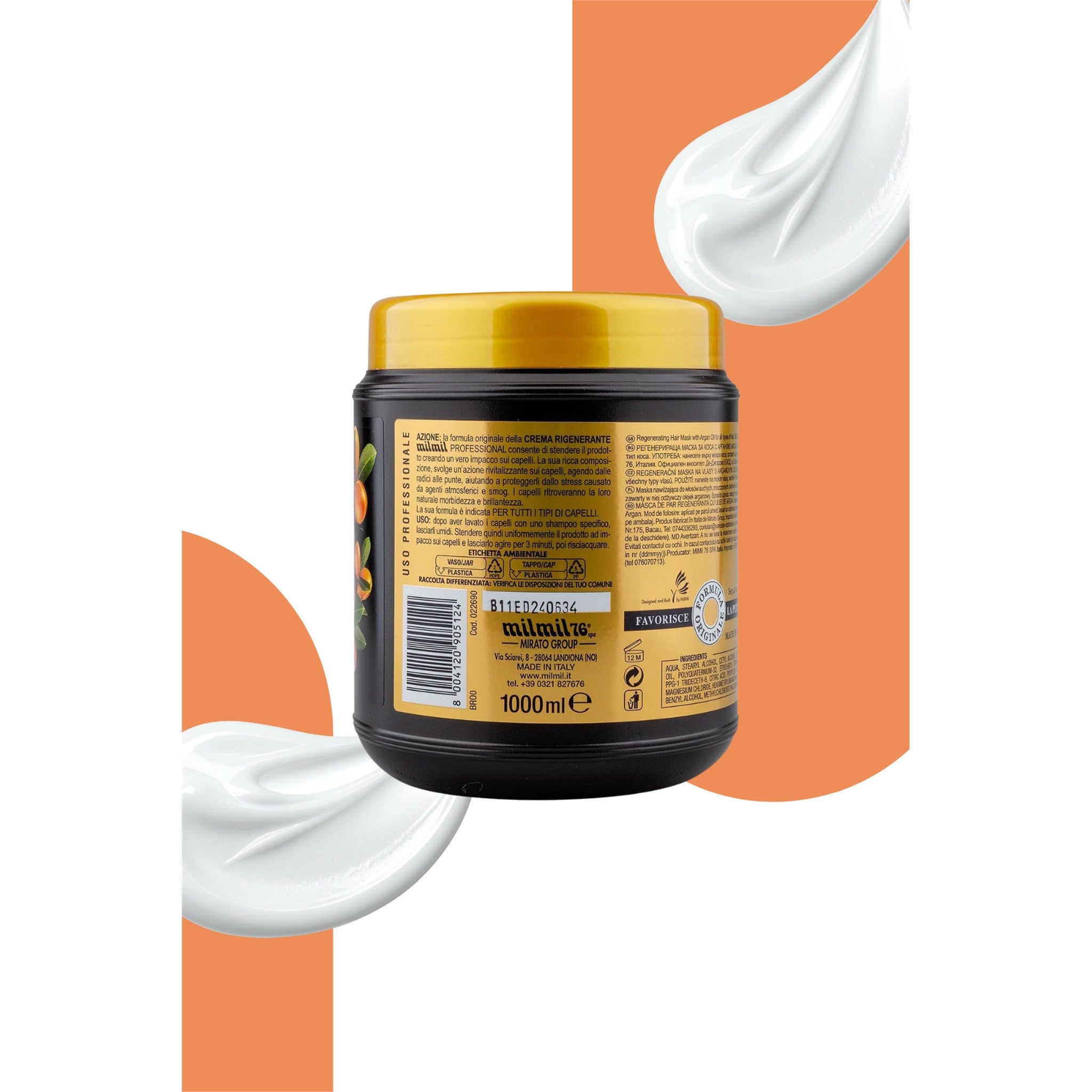 Yenileyici Argan Saç maskesi Kremi 1000 ml