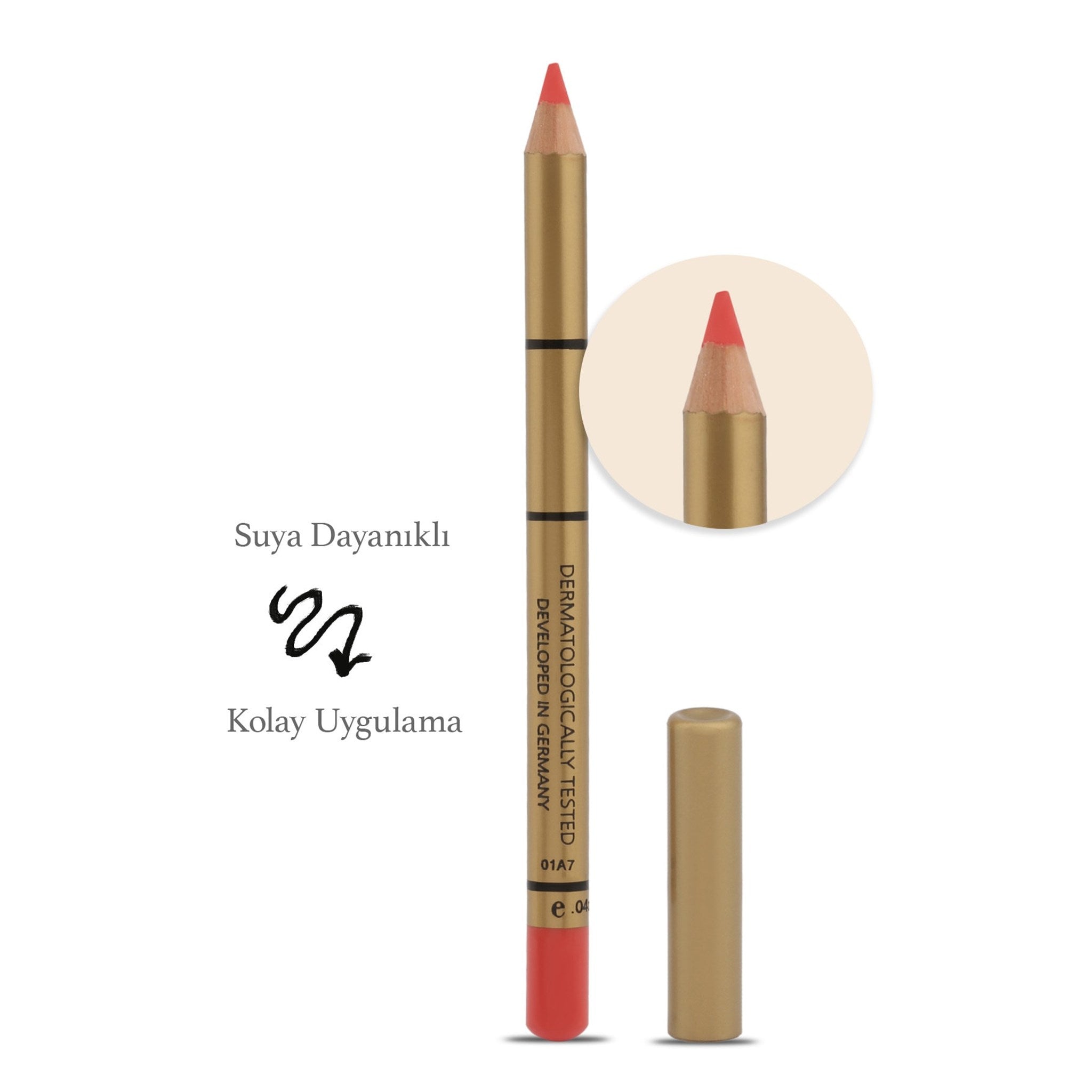 Dudak Kalemi - Lipliner No: 214(Turuncu Mercan)